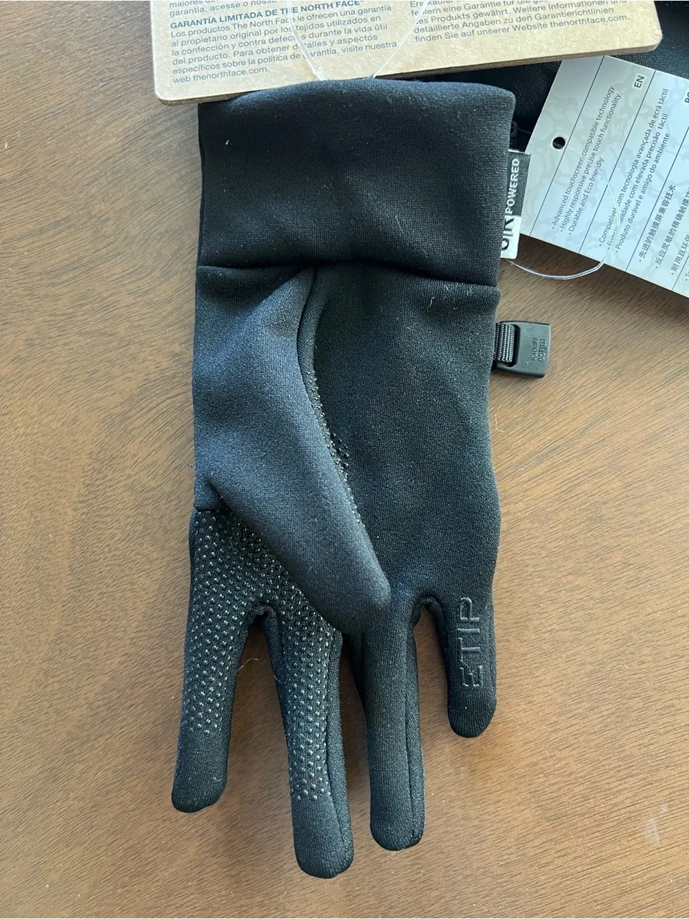 The North Face Youth Recycled Etip Glove - Black | Size Small